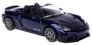 PORSCHE 718 SPYDER RS MODEL METALOWY BBURAGO 1:43 GRANATOWY #244