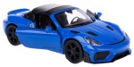  PORSCHE 718 SPYDER RS Z DACHEM METALOWY MODEL WELLY 1:34-39 NIEBIESKI