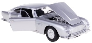 ASTON MARTIN DB5 1964 MODEL METAL WELLY 1:24 SREBRNY