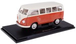 VW T1 BUS 1963 MODEL METALOWY WELLY 1:18 CZERWONY
