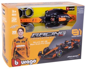 MCLAREN MCL38 MODEL METALOWY DO SKŁADANIA KIT BBURAGO 1:24 #81 O. PIASTRI