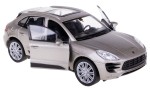 PORSCHE MACAN TURBO MODEL METAL WELLY 1:34-39 ZŁOTY