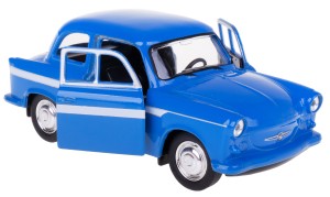TRABANT P50 / P60 MODEL METALOWY WELLY 1:34-39 NIEBIESKI