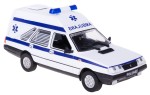 FSO POLONEZ CARO AMBULANS SANITARKA MODEL METALOWY PRL 1:43