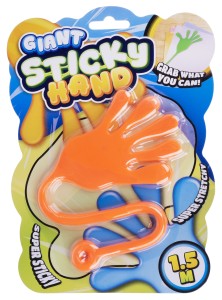 DUŻA ŁAPKA ŻELOWA PRZYLEPNA GLUT STICKY HAND POMARAŃCZOWA