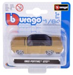 PONTIAC GTO 1965 MODEL METALOWY BBURAGO 1:64 ZŁOTY