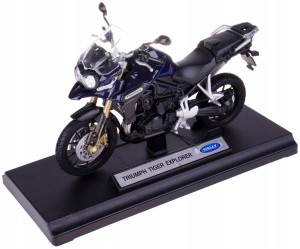TRIUMPH TIGER EXPLORER MODEL METAL WELLY MOTO 1:18