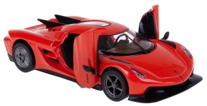  KOENIGSEGG JESKO ABSOLUT 1:36 MODEL METALOWY KINSMART CZERWONY