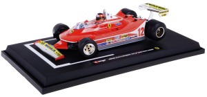 FERRARI 312T4 G. VILLENEUVE 1979 GP SOUTH AFRICA MODEL METAL BBURAGO 1:18