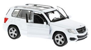 MERCEDES BENZ GLK MODEL METALOWY WELLY 1:34/39 BIAŁY