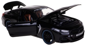 AUTO SPORTOWE GT 4MATIC 1:24 MODEL METAL 20 CM NAPĘD ŚWIATŁO DŹWIĘK CZARNY