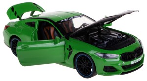  AUTO SPORTOWE GT 4MATIC 1:24 MODEL METAL 20 CM NAPĘD ŚWIATŁO DŹWIĘK ZIELONY