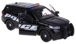  FORD EXPLORER 2023 MODEL METALOWY WELLY 1:34-39 POLICJA