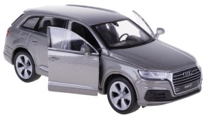  AUDI Q7 2015 MODEL METALOWY WELLY 1:34/39 SREBRNY
