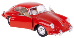  PORSCHE 356 B CARRERA 2 1962 KINSMART MODEL METALOWY 1:32 CZERWONY