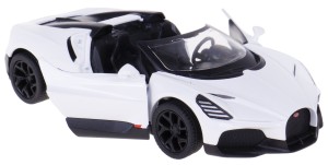 BUGATTI MISTRAL CABRIO 1:36 MODEL METALOWY KINSMART BIAŁY