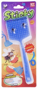PACKA ŁAPKA ŻELOWA NA MUCHY 19,5 CM PRZYLEPNA STICKY FLY NIEBIESKA