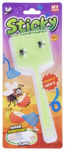  PACKA ŁAPKA ŻELOWA NA MUCHY 19,5 CM PRZYLEPNA STICKY FLY ZIELONY