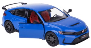  HONDA CIVIC TYPE R 2024 1:36 MODEL METALOWY KINSMART NIEBIESKI
