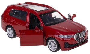BMW X7 MODEL METALOWY MSZ 1:34-39 CZERWONY