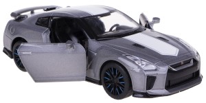 NISSAN GT-R (R35) 50TH ANNIVERSARY EDITION MODEL METALOWY MSZ 1:32 SZARY