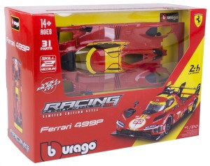 Ferrari 499P #50 24h Le Mans 2024 do Składania Złożenia Bburago KIT 1:24