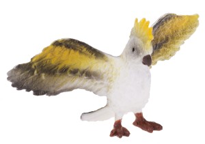 KAKADU PAPUGA FIRURKA 4,3 CM PTAKI NR8