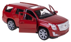 CADILLAC ESCALADE MODEL METAL WELLY 1:34/39 CZERWONY