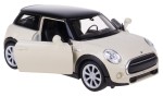 NEW MINI HATCH MODEL METALOWY WELLY 1:34-39 KREMOWY