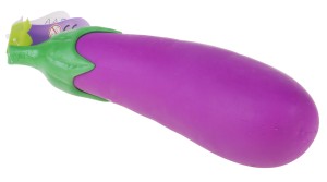 BAKŁAŻAN XXL 28 CM SQUISHY GNIOTEK DO ŚCISKANIA ROZCIĄGANIA ANTYSTRESOWY