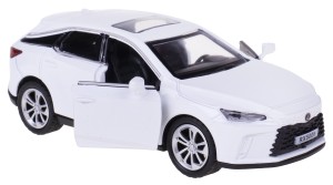 LEXUS RX500H MODEL METAL PLASTIK 1:43 Z NAPĘDEM ŚWIATŁO DŹWIĘK BIAŁY