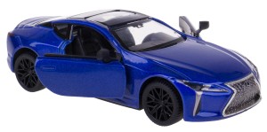  LEXUS LC500 MODEL METAL PLASTIK 1:43 Z NAPĘDEM ŚWIATŁO DŹWIĘK NIEBIESKI