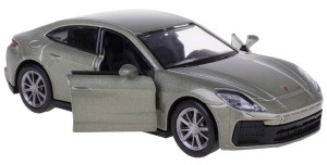 PORSCHE PANAMERA MODEL METAL PLASTIK 1:43 Z NAPĘDEM ŚWIATŁO DŹWIĘK ZIELONY