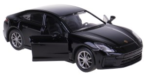 PORSCHE PANAMERA MODEL METAL PLASTIK 1:43 Z NAPĘDEM ŚWIATŁO DŹWIĘK CZARNY