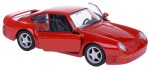 PORSCHE 959 CZERWONY METALOWY MODEL WELLY 1:34-39 CZERWONY