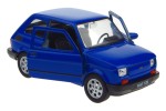 FIAT 126 P MODEL METALOWY WELLY MALUCH 1:32/39 NIEBIESKI