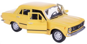 FIAT 125P METALOWY MODEL WELLY 1:34/39 ŻÓŁTY