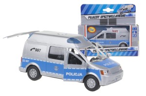 VAN POLICJA RADIOWÓZ METAL ŚWIATŁO LEKTOR J.POL