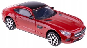 MERCEDES AMG GT MODEL METALOWY BBURAGO 1:43 BORDO #84