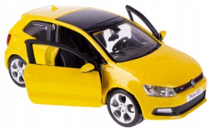 VOLKSWAGEN POLO GTI MARK 5 MODEL BBURAGO 1:32 ŻÓŁT