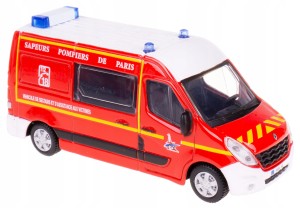 RENAULT MASTER STRAŻ POŻARNA E7 MODEL BBURAGO 1:50