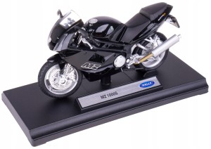 MZ 1000S MOTOCYKL MODEL METAL/PLAS WELLY 1:18