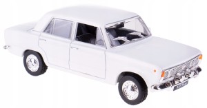 FIAT 125p MODEL METALOWY KOLEKCJA PRL 1:43 BIAŁY