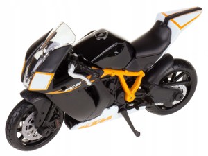 KTM 1190 RC8 R MODEL METAL BBURAGO 1:18 MOTOCYKL