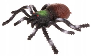 PTASZNIK PAJĄKI INSEKTY OWADY GUMOWE Z GROSZKIEM