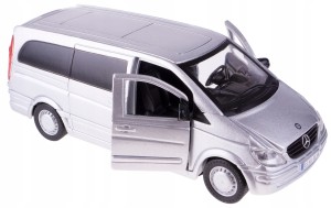 MERCEDES-BENZ VITO MODEL BBURAGO 1:32 SREBRNY