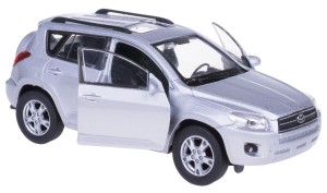 TOYOTA RAV 4 MODEL METALOWY WELLY 1:34-39 SREBRNY