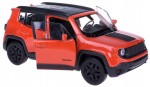 JEEP RENEGADE TRAILHAWK 2016 MODEL METAL WELLY 1:34/39 POMARAŃCZ