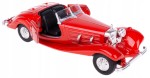 MERCEDES-BENZ 500K 1936 MODEL METALOWY WELLY 1:34