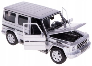 MERCEDES-BENZ G-CLASS MODEL METAL WELLY 1:24 SREBR
